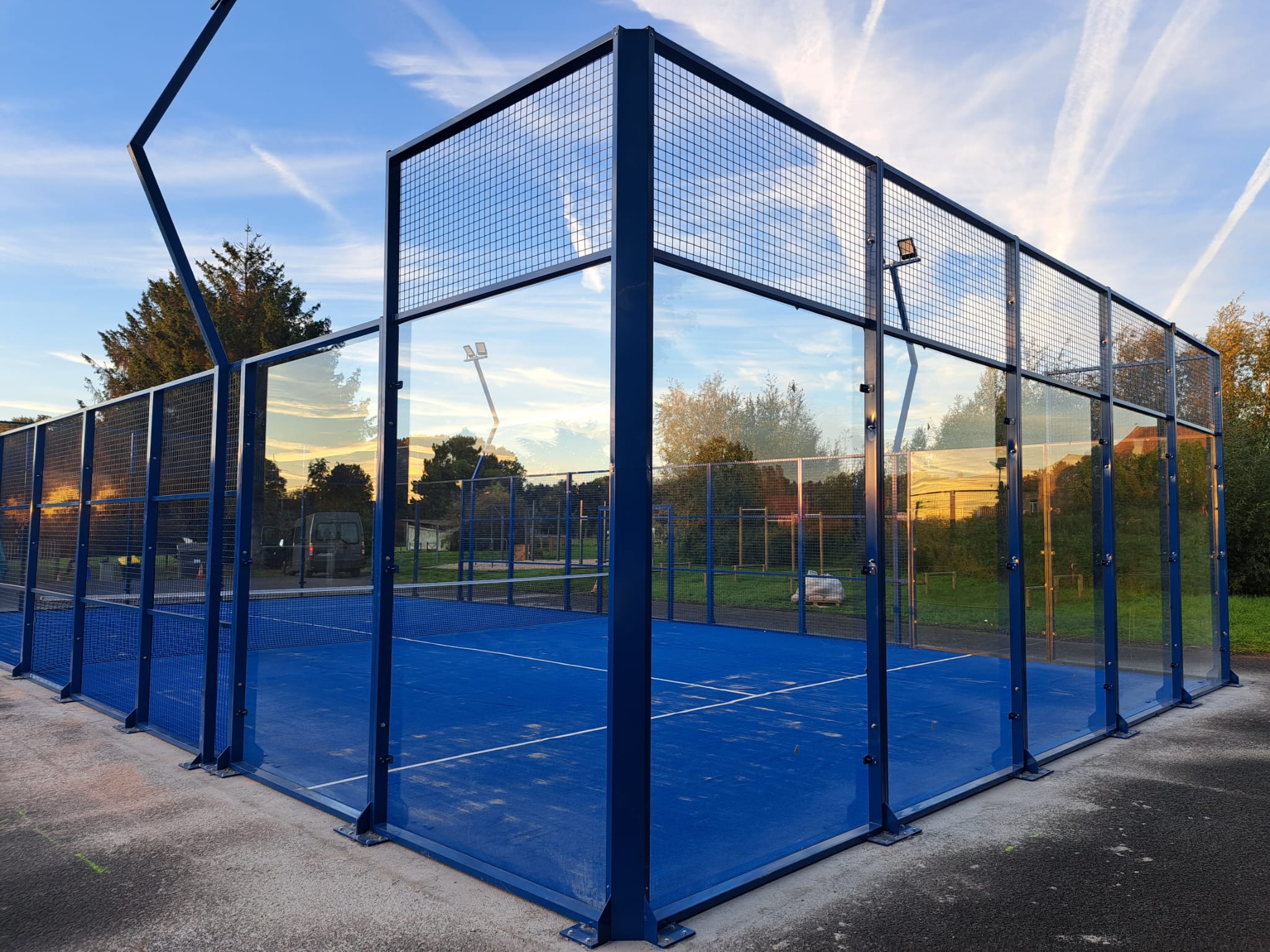 instalacion pista Basica de padel