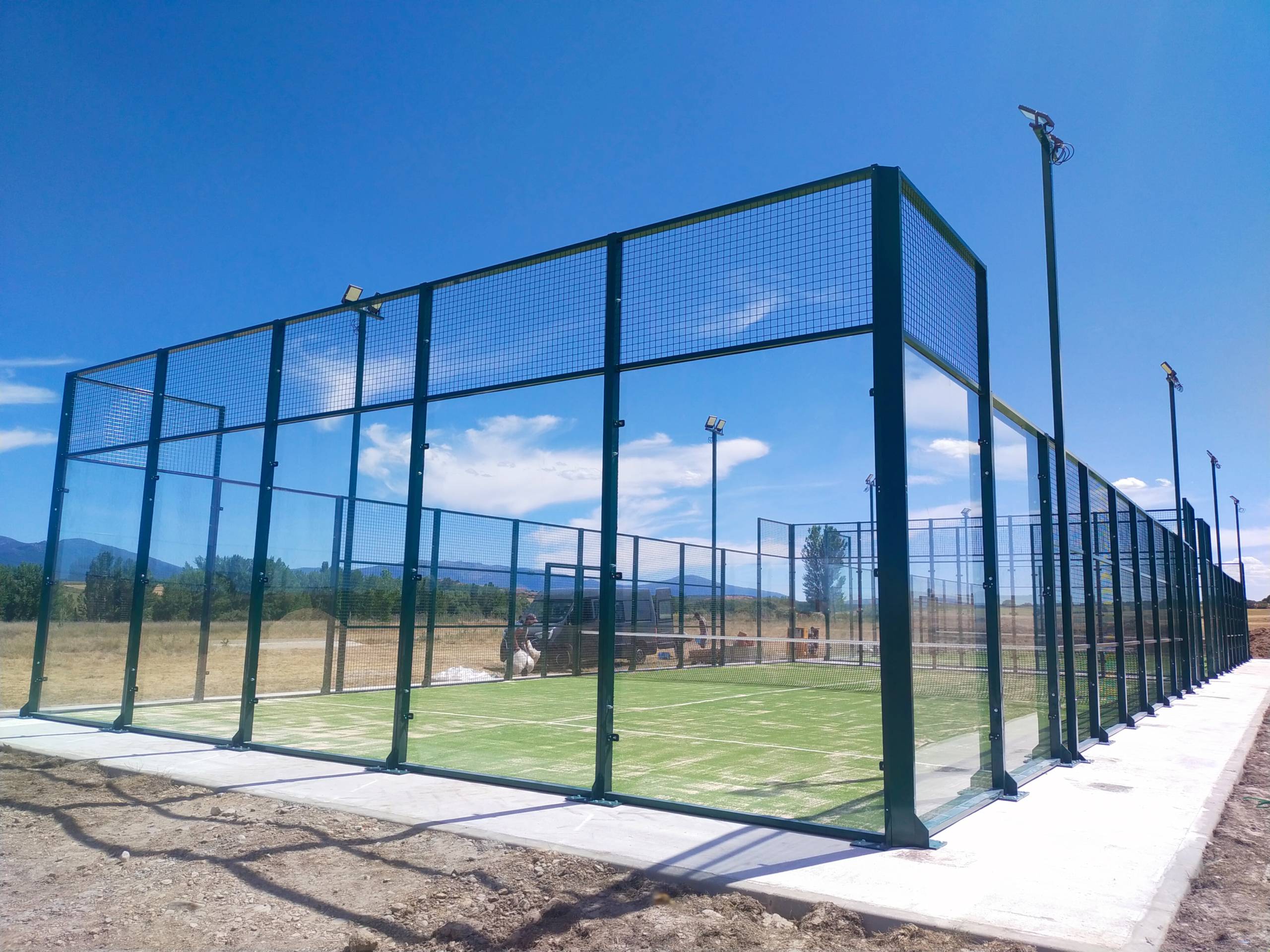 construccion de pistas de padel